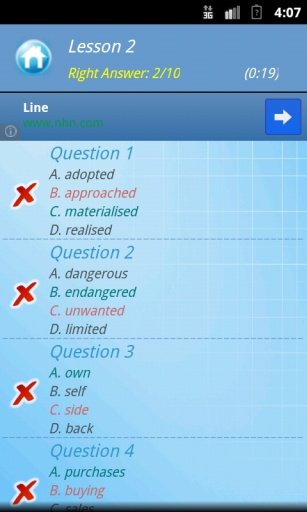 TOEIC Incomplete Sentences截图1