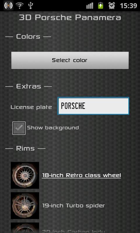 3D Porsche Panamera - FREE截图2