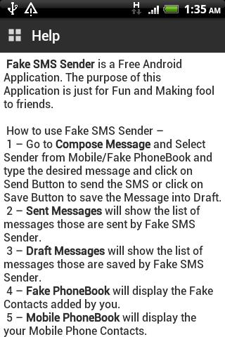 Fake SMS Sender截图3