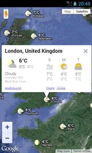 UK Weather Forecast - Map截图6