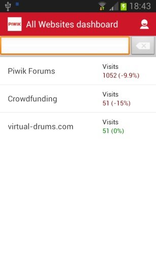 Piwik Mobile 2 - Web Analytics截图3