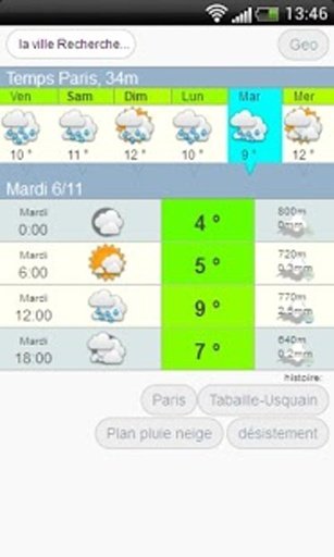 La meteo - le temps meteo .com截图2