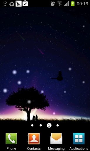 meteor and moon livewallpaper截图3