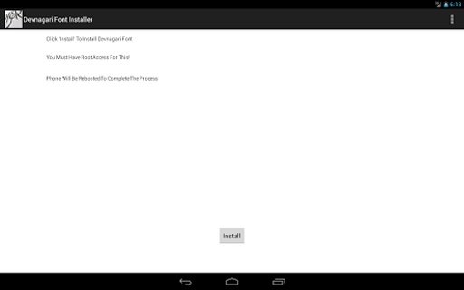 Devanagari Font Installer截图1