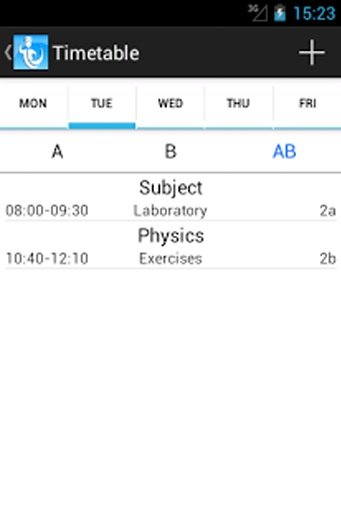 Students - Timetable截图4