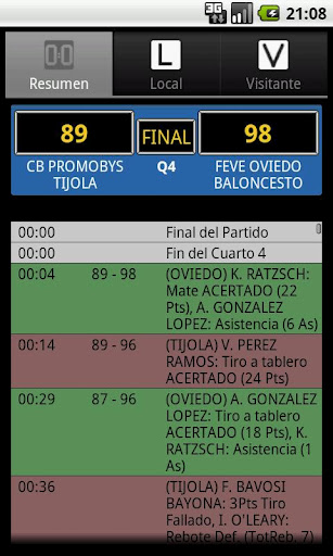 Baloncesto en Vivo截图2