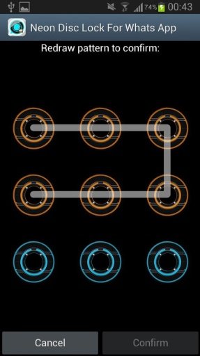 Neon Disc Lock Chat截图6