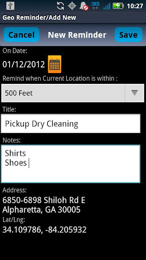 Geo Reminders截图3