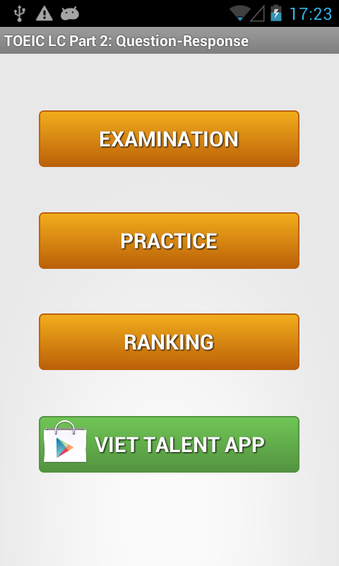 TOEIC Listening Part 2截图1