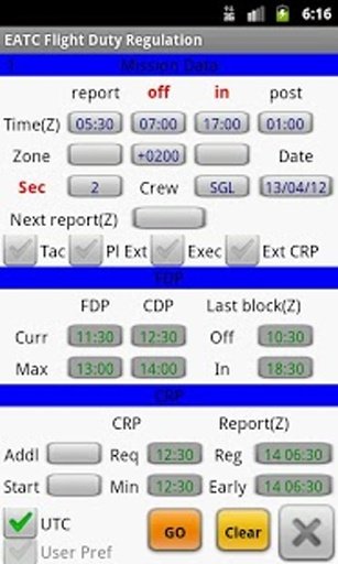 飞行关税条例 EATC Flight Duty Regulation截图2