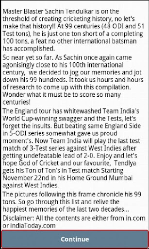 Sachin's Centuries截图3