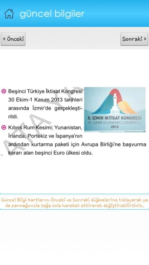 Güncel Bilgiler 2014 KPSS PMYO截图6