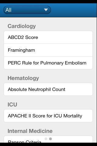 Octomed - Clinical Calculators截图2