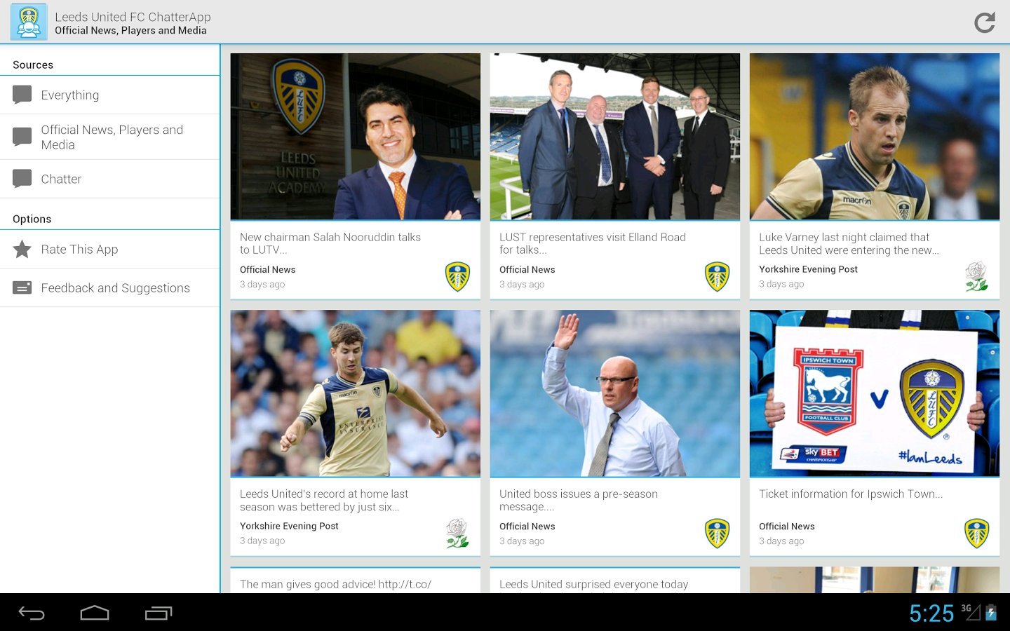 Leeds United FC ChatterApp截图6