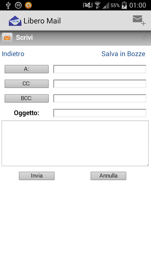 Libero Mail (CON ALLEGATI)截图4