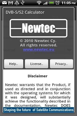 DVB-S2 Calculator截图4