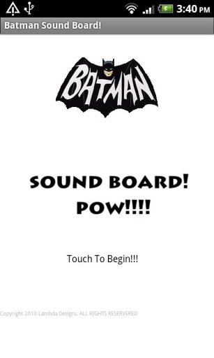 Batman 1960s Sound Board(FREE)截图4