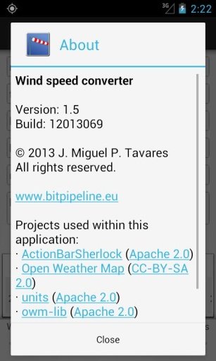 Wind speed converter截图3