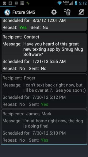 Future SMS Text Scheduler截图7