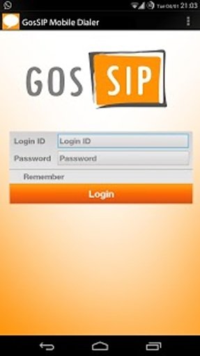 GosSIP Mobile VoIP Dialer截图3