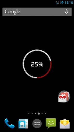 Circle Battery Zooper Widget截图8