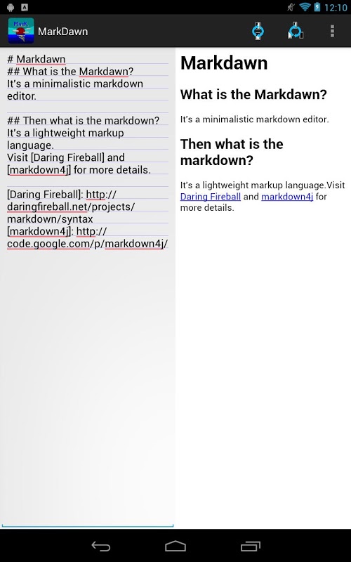 MarkDawn - markdown edit...截图1