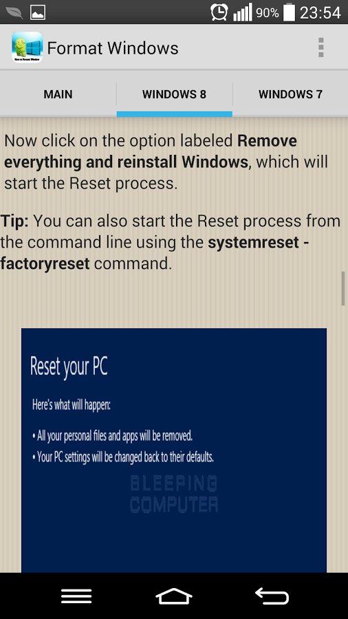 格式化Windows 7和8截图5