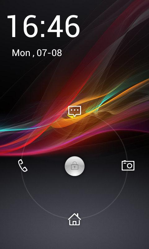 Xperia Locker Screen截图1