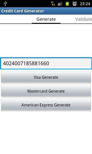 Credit / Debit Card Generator截图1