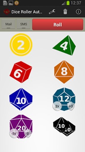 Dice Roller RPG Automails截图5