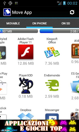 Move App ( App 2 SD )截图2