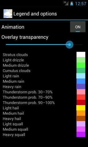 Meteo radar Saint Petersburg截图2