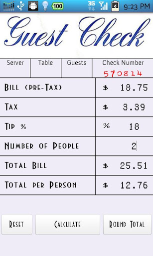 Tip Calculator by SSS截图1