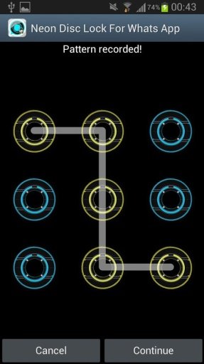 Neon Disc Lock Chat截图10