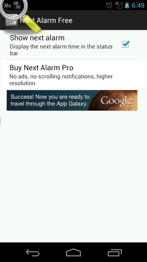 下一个提示 Next Alarm Free截图1