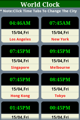 World Clock Lite截图4