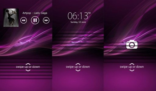 Xperia Blinds Lockscreen截图7