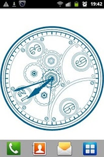 Clock Blueprint Wallpaper截图4