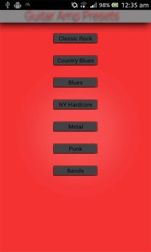 Guitar Amp Presets LITE截图2