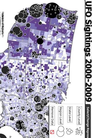 UFO Sightings Map截图2