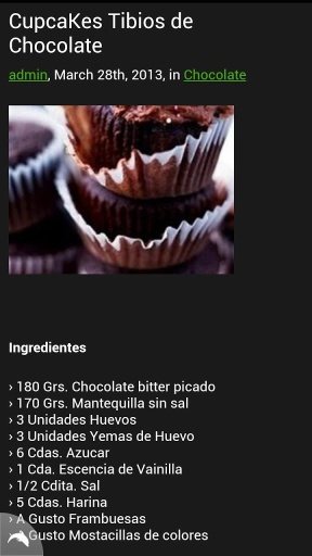 Recetas de Cupcakes截图1