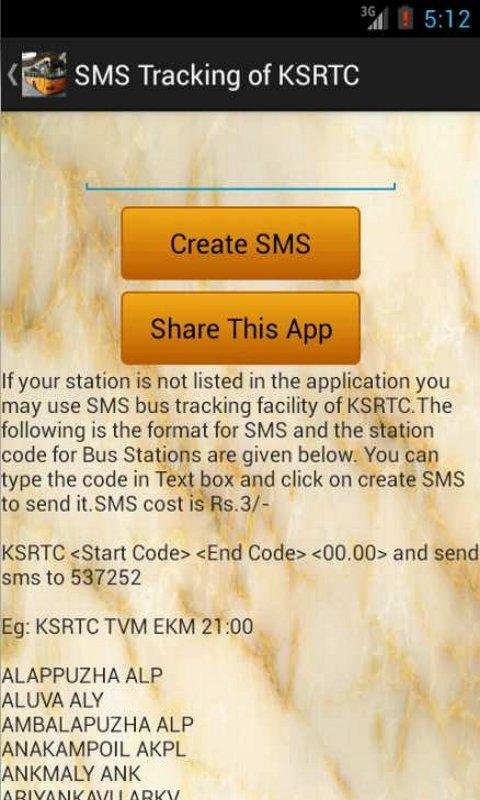 KSRTC Kerala Bus Timings截图1