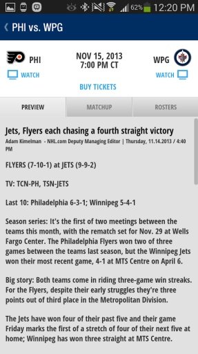 The Winnipeg Jets App截图7