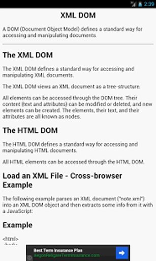 XML Tutorials截图6