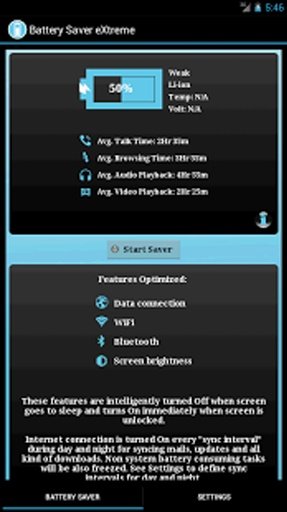 Battery Saver eXtreme Lite截图2