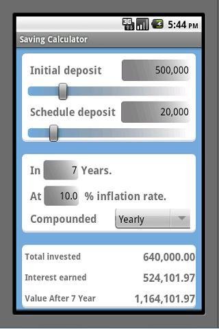 Personal Finance Calculators截图4