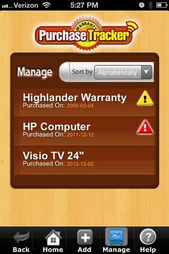 Purchase Warranty Tracker Lite截图4