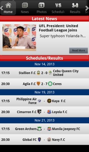 United Football League PH截图5