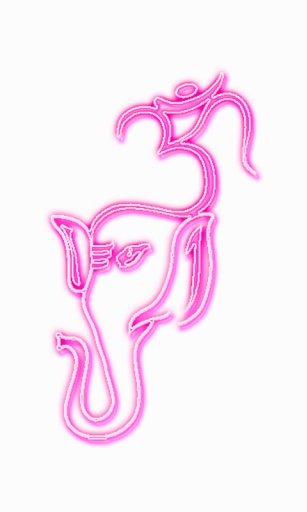 Om Ganesh 3D Neon effect截图9