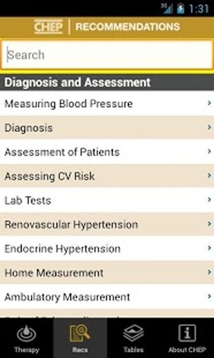 CHEP Canadian Hypertension Rec截图3